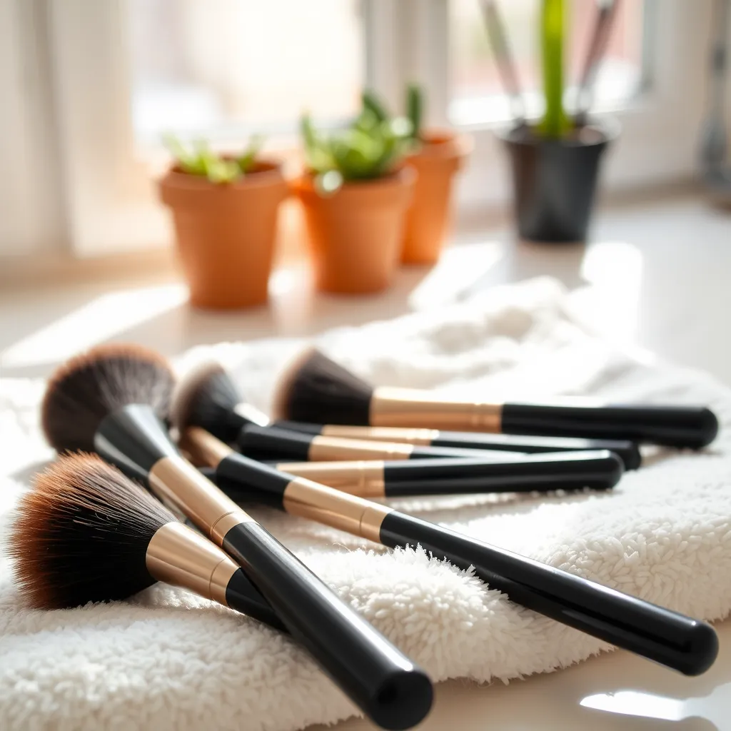 Jak suszyć pędzle do makijażu, aby nie zniszczyć włosia?