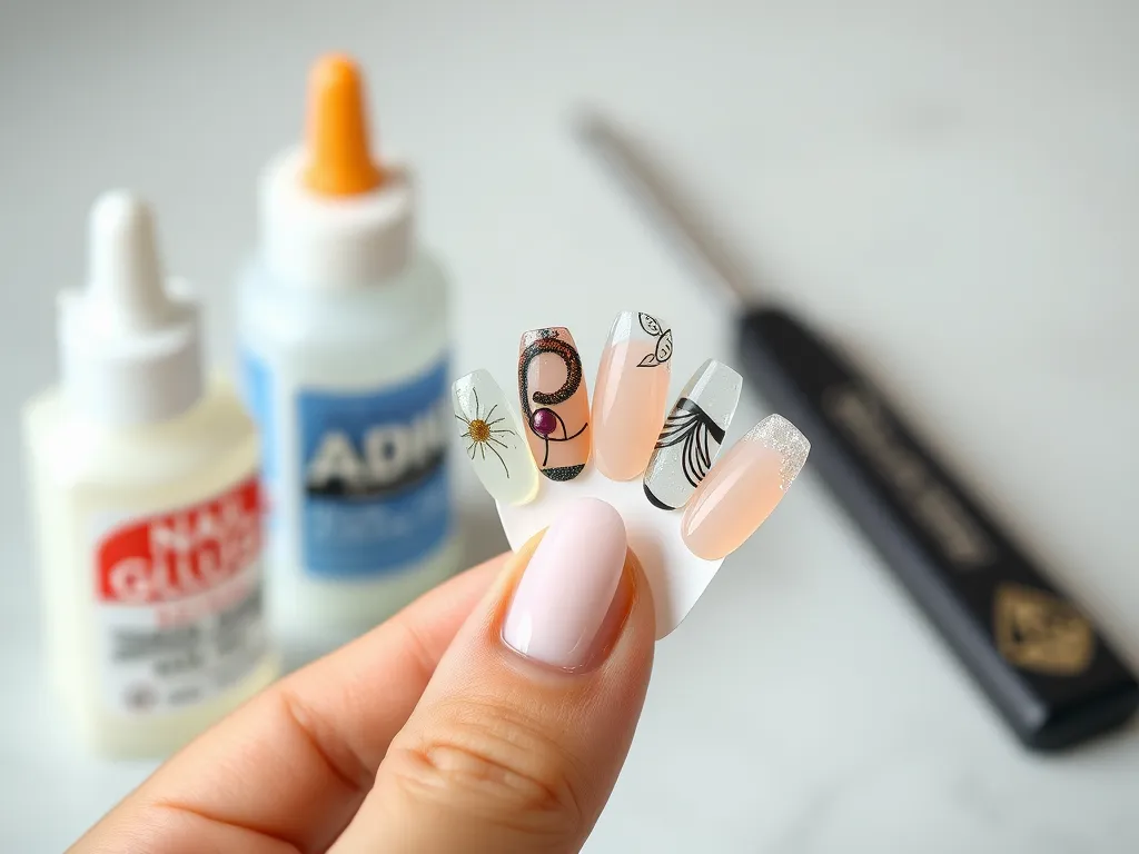 Jak przykleić sztuczne paznokcie?